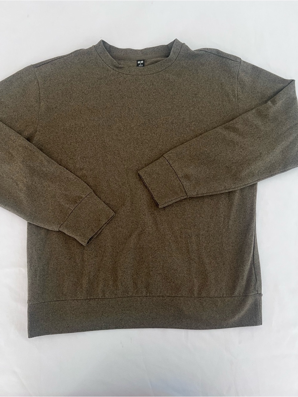 Uniqlo Women Olive Crewneck Sweater - Picture 1 of 6